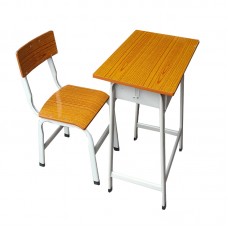 典型傳統時尚環保學生課桌椅 